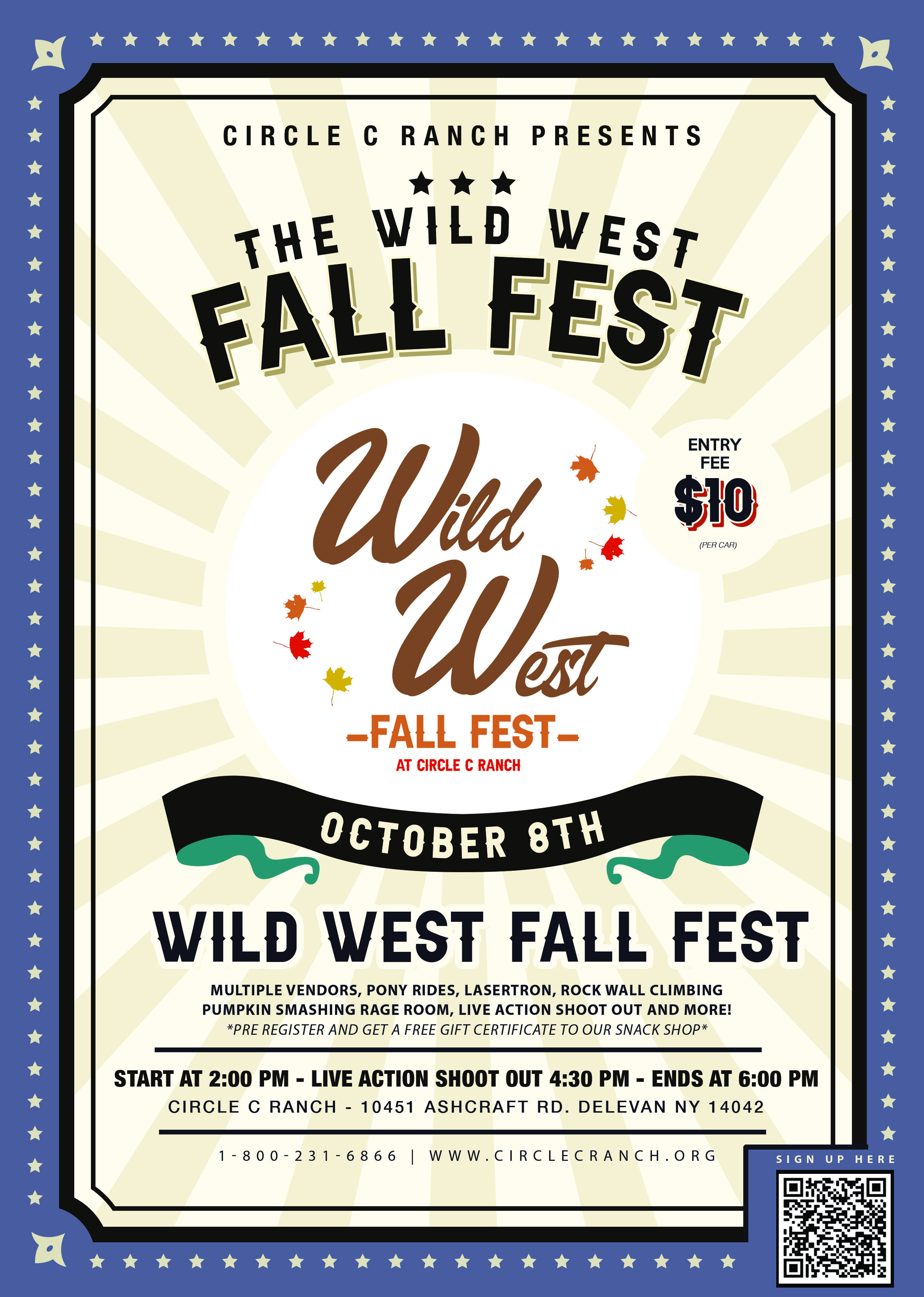 Flyers for Wild West Fall Fest 22Artboard 2